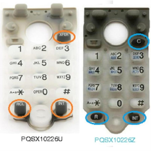картинка Panasonic PQSX10226U клавиатура для DECT- телефона KX-TD7896 от магазина Интерком-НН фото 4