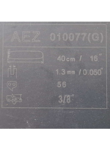 картинка AEZ 010077(G) пильная шина (3,8"х1,3мм х 56зуб, 40см) для цепных пил Partner 16" серия General от магазина Интерком-НН фото 2