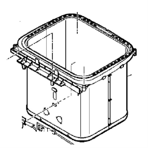 картинка Panasonic ADE96-145-H Корпус обогревателя для хлебопечи SD-254, SD-255, SD-256, SD-257 от магазина Интерком-НН фото 2