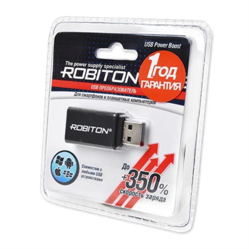 изображение Преобразователь (ускоритель) Robiton USB Power Boost для смартфонов и планшетных компьютеров магазин Компании Интерком-НН картинка Robiton USB Power Boost USB преобразователь (ускоритель) для смартфонов и планшетных компьютеров от магазина Интерком-НН