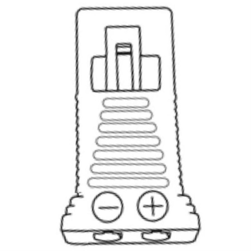 картинка Panasonic RHQX1002G корпус разъема акустической системы (зеленый) SC-BTT775EE, XH175EE, BTT500EE от магазина Интерком-НН фото 2