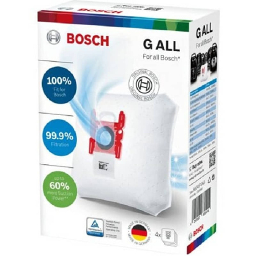 изображение Bosch 17003048 (17000940, 461353) Мешки-пылесборники Bosch PowerProtect, тип "G ALL", 4 шт. магазин Компании Интерком-НН картинка Bosch 17003048 (17000940, 461353) Мешки-пылесборники Bosch PowerProtect, тип "G ALL", 4 шт. от магазина Интерком-НН