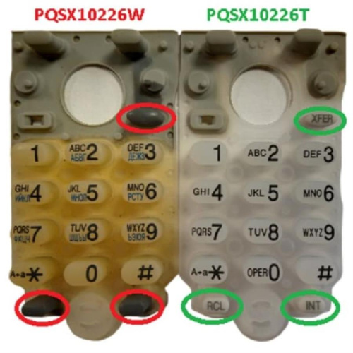картинка Panasonic PQSX10226T Клавиатура для телефона KX-TD7896W от магазина Интерком-НН фото 3