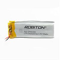 картинка Robiton LP502365 Аккумулятор Li-Po 3.7 В, 720mAh от магазина Интерком-НН