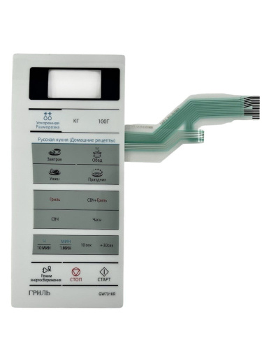 картинка Samsung DE34-00383A Сенсорная панель управления для микроволновой печи (СВЧ) GW731KR/BWT от магазина Интерком-НН