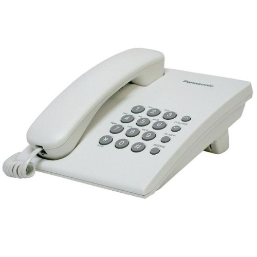картинка Panasonic KX-TS2350RUW проводной телефон, цвет белый от магазина Интерком-НН