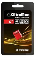 картинка Память USB 4Gb OltraMax mini 90 красный от магазина Интерком-НН