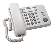 картинка Panasonic KX-TS2352RUW проводной телефон, цвет белый от магазина Интерком-НН