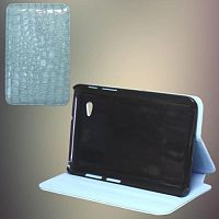 картинка Чехол-книжка Samsung P3100 (бирюза) 7" крокодил (пласт.крепление) 502/P3100 от магазина Интерком-НН