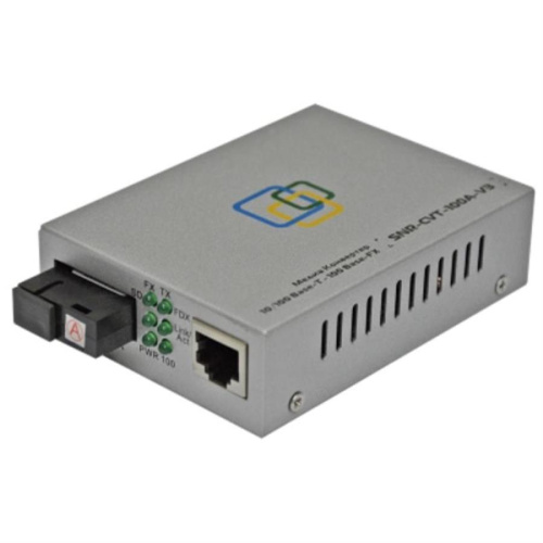 картинка Медиаконвертер SNR-CVT-100B-V3 10/100Base-FX, Rx: 1550нм, V3 от магазина Интерком-НН