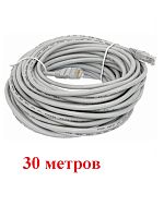 картинка Патч-корд UTP cat. 5e 30м (серый) неэкранированный, литой коннектор от магазина Интерком-НН
