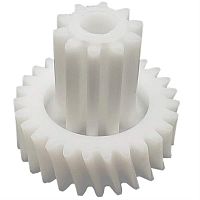 картинка Шестерня средняя KW715563-CH D=55/27мм, H=49/18мм, 10 прямых и 27 косых зубьев для мясорубки Kenwood от магазина Интерком-НН