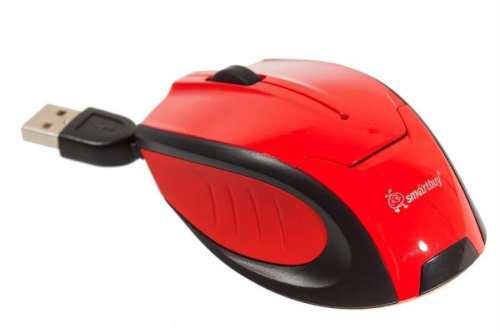 изображение Мышь SmartBuy 308 проводная для ноутбука (красная) (SBM-308-R)/40 магазин Компании Интерком-НН картинка (SBM-308-R)/40 Мышь SmartBuy 308 проводная для ноутбука (красная) от магазина Интерком-НН