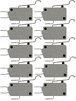 картинка Микропереключатель 10 шт.Dongnan KW3A-16Z6-A200 3-х контактный 16(4)A 250V с рычагом 27мм от магазина Интерком-НН