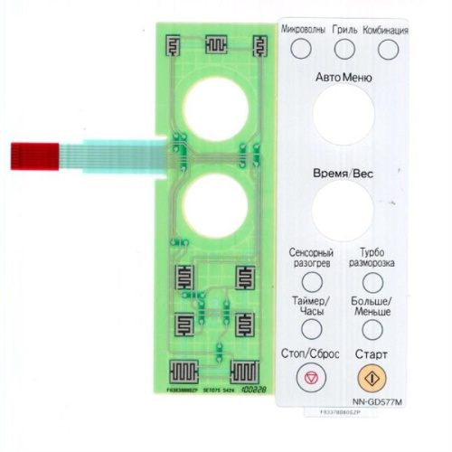 картинка Panasonic F630Y8B80SZP Сенсорная панель для СВЧ (микроволновой печи) NN-GD577M ZPE от магазина Интерком-НН фото 2