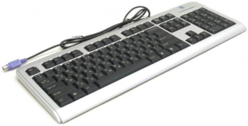 картинка Клавиатура A4 LCDS-720 slim USB silver-black, A-Sh от магазина Интерком-НН