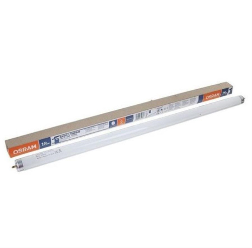 картинка Люминесцентная лампа OSRAM T8 G13 18W 6500 590×26 L 18W/765 6K Basic от магазина Интерком-НН