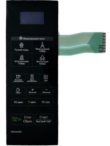картинка LG MFM62757401 Сенсорная панель управления СВЧ MS2342BS черный от магазина Интерком-НН