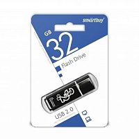 картинка Память USB 32Gb Smart Buy Glossy черный 2.0 (SB32GBGS-K) от магазина Интерком-НН