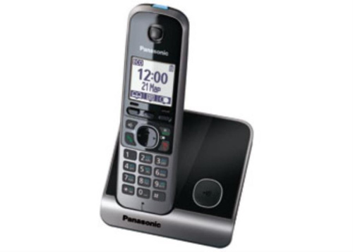 изображение Беспроводной телефон Panasonic KX-TG6711RUB DECT (радиотелефон) , цвет: черный магазин Компании Интерком-НН картинка Panasonic KX-TG6711RUB - Беспроводной телефон DECT (радиотелефон) , цвет: черный от магазина Интерком-НН