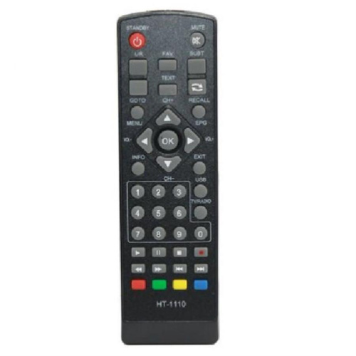 картинка Huayu HT-1110 (21007) пульт дистанционного управления (ПДУ) для спутникового ресивера Cadena HT-1110 от магазина Интерком-НН