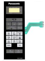 картинка Panasonic F630Y9V20BZP Сенсорная панель для СВЧ (микроволновой печи) NN-ST340MZPE от магазина Интерком-НН