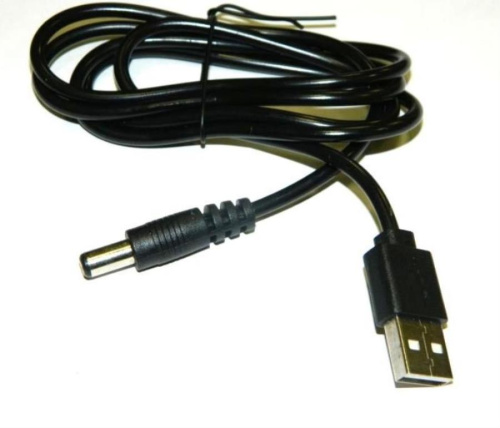 изображение Шнур USB-А (male) - DC (male) (шнур-адаптер), 1м, черный, блистер Netko магазин Компании Интерком-НН картинка Шнур USB-А (male) - DC (male) (шнур-адаптер), 1м, черный, блистер Netko от магазина Интерком-НН