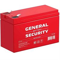 картинка GENERAL SECURITY GS 7.2-12  Аккумуляторная батарея необслуживаемая 12В, 7А/ч от магазина Интерком-НН