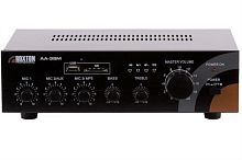 картинка Roxton АА-35M Трансляционный усилитель 35 Вт с USB проигрывателем магазин Интерком-НН являющийся официальным представителем в России картинка Roxton АА-35M Трансляционный усилитель 35 Вт с USB проигрывателем от магазина Интерком-НН