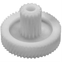 картинка Шестерня D=50/18, H=35/12, d=8мм, 16 прямых и 54 косых зубьев с медной втулкой для мясорубки  от магазина Интерком-НН