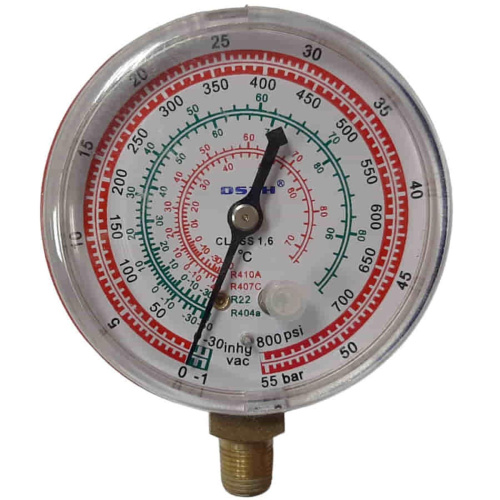 картинка DSZH WK-6802H манометр высокого давления 68мм для фреона R22, R404A, R407C, R410A от магазина Интерком-НН