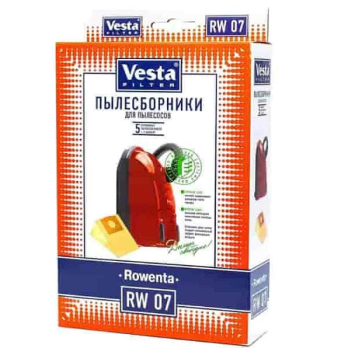 изображение Vesta filter RW07 комплект мешков-пылесборников бумажных (5шт+1 фильтр) для пылесоса Rowenta магазин Компании Интерком-НН картинка Vesta filter RW07 комплект мешков-пылесборников бумажных (5шт+1 фильтр) для пылесоса Rowenta от магазина Интерком-НН