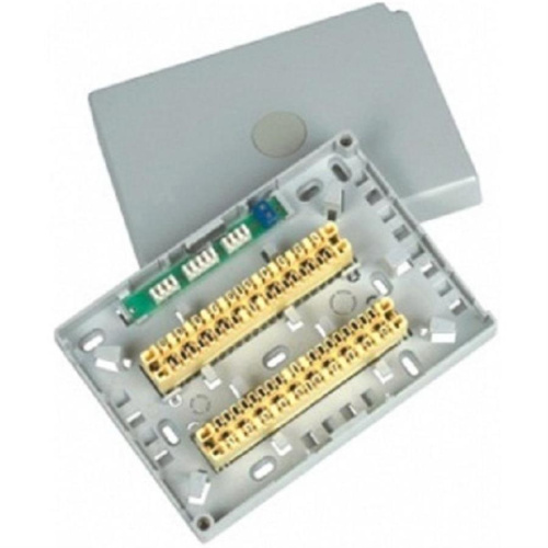 картинка WT-1062 (WT-S062) Коробка распределительная на 20 пар с плинтами, пластиковая от магазина Интерком-НН