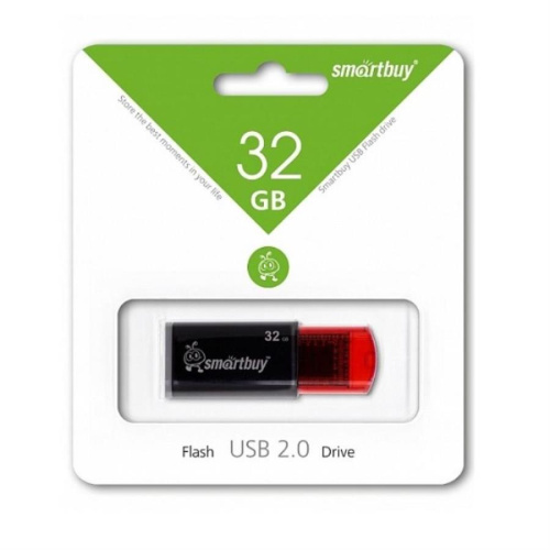 картинка Память USB 32Gb Smart Buy Click черный 2.0 (SB32GBCL-K) от магазина Интерком-НН
