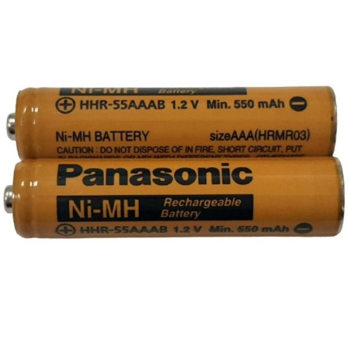 изображение Panasonic HHR-55AAB/2 аккумуляторы (2шт) AAA Ni-MH 550mAh 1,2V магазин Компании Интерком-НН картинка Panasonic HHR-55AAB/2 аккумуляторы (2шт) AAA Ni-MH 550mAh 1,2V от магазина Интерком-НН