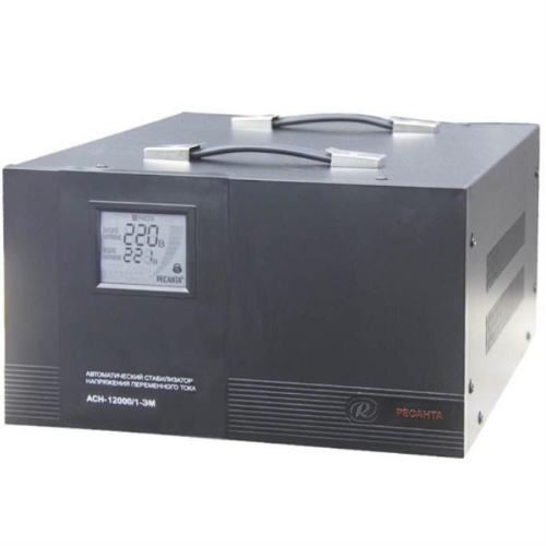 картинка Ресанта АСН-12000/1-ЭМ (63/1/17) Стабилизатор напряжения однофазный серый от магазина Интерком-НН