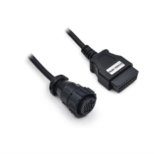 изображение Кабель-переходник диагностического разъема Scania 16pin на OBDII 16pin для грузовых автомобилей магазин Компании Интерком-НН картинка Кабель-переходник диагностического разъема Scania 16pin на OBDII 16pin для автомобиля от магазина Интерком-НН