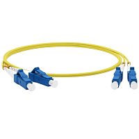 картинка Патч-корд оптический (optic patch cord) LC/UPC-LC/UPC SM 9/125мкм одномодовый (duplex) 1 метр от магазина Интерком-НН