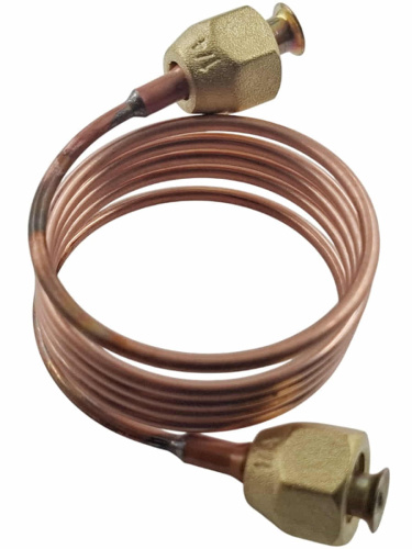 изображение Трубка медная капиллярная CTN-120 с гайками 1/4", длина 120см магазин Компании Интерком-НН фото 2 картинка Трубка медная капиллярная CTN-120 с гайками 1/4", длина 120см от магазина Интерком-НН фото 2