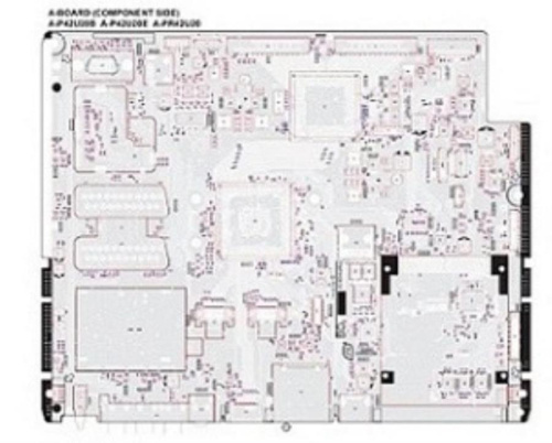 картинка Panasonic A-PR42U20 Плата  A BOARD для телевизора TX-PR42U20 от магазина Интерком-НН