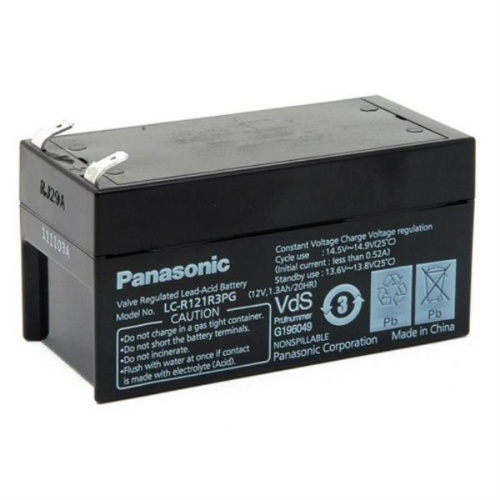 изображение Аккумуляторная батарея Panasonic LC-R121R3PG 12v 1,3ah магазин Компании Интерком-НН картинка Аккумуляторная батарея Panasonic LC-R121R3PG 12v 1,3ah от магазина Интерком-НН