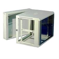 картинка Шкаф настенный 2-х секционный 6U серия ZH (600х550х368), собранный, серый от магазина Интерком-НН