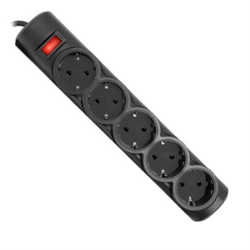 картинка Сетевой фильтр Defender RFS 18 1,8 м, черный, 5 розеток (99514) от магазина Интерком-НН