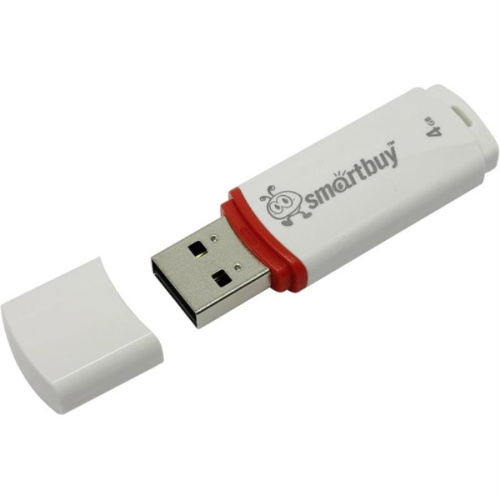 картинка Память USB 4 Gb Smart Buy Crown белый от магазина Интерком-НН