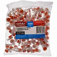 картинка Соединитель кабельный тип Скотчлок-2 для жил 0,4-0,9 мм, внешний диаметр 2,08 мм (100 штук) от магазина Интерком-НН