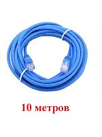 картинка Патч-корд UTP cat. 5e 10м (синий) неэкранированный, литой коннектор Technolink от магазина Интерком-НН