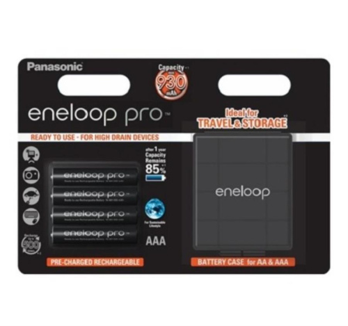 изображение 4 аккумулятора 930mAh AAA +футляр BL4 Panasonic eneloop BK-4HCDEC4BE магазин Компании Интерком-НН картинка Panasonic eneloop BK-4HCDEC4BE 4 аккумулятора 930mAh AAA +футляр BL4 от магазина Интерком-НН