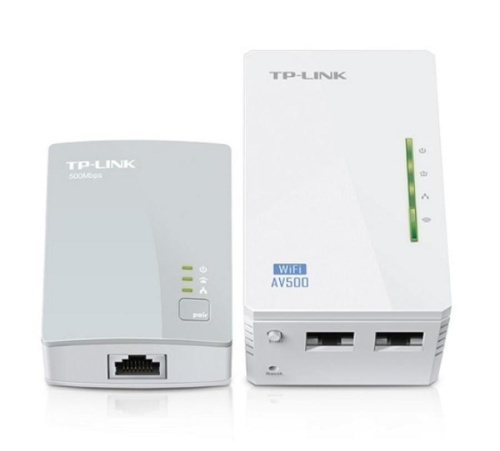изображение Комплект N300 AV500 Wi-Fi Powerline адаптеров TP-Link TL-WPA4220KIT магазин Компании Интерком-НН фото 2 картинка TP-Link TL-WPA4220KIT Комплект N300 AV500 Wi-Fi Powerline адаптеров от магазина Интерком-НН фото 2