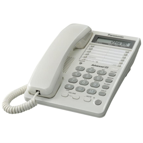 изображение Panasonic KX-TS2362RUW проводной телефон, цвет белый магазин Компании Интерком-НН картинка Panasonic KX-TS2362RUW проводной телефон, цвет белый от магазина Интерком-НН