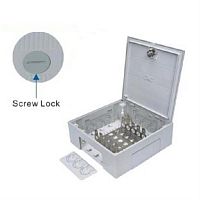 картинка WT-1068B Коробка распределительная на 50 пар (замок без ключа) от магазина Интерком-НН